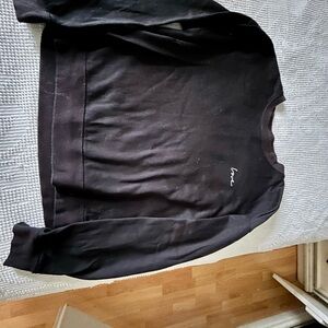 Black Crewneck Sweatshirt “love”